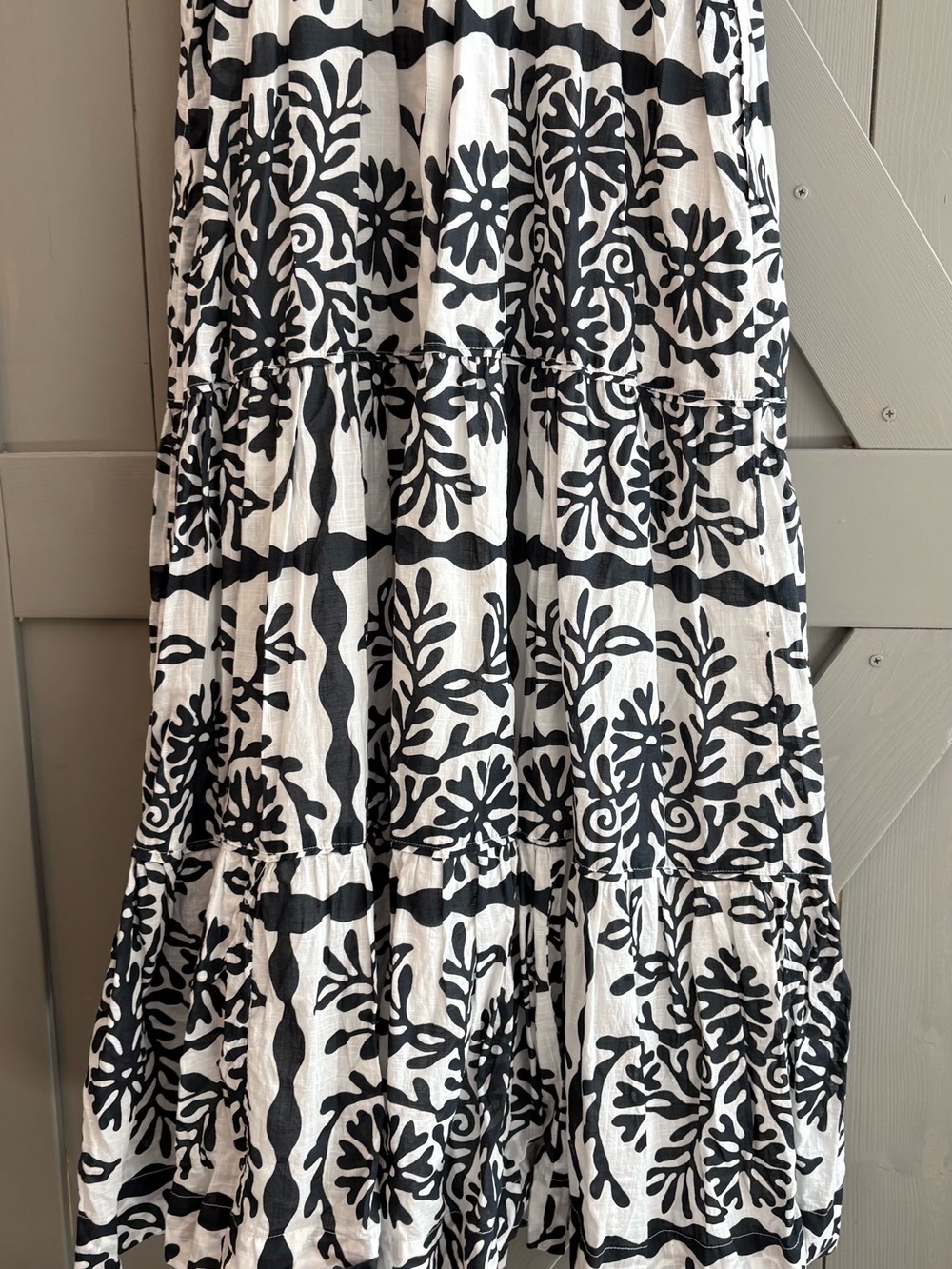C&C California Black and White Floral Maxi Dress - Picture 6 of 7